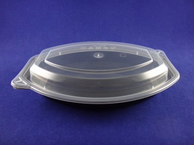 I-916 PP Oblong Microwavable Container